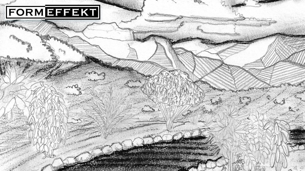 Vilcabamba - Kohle und Bleistift